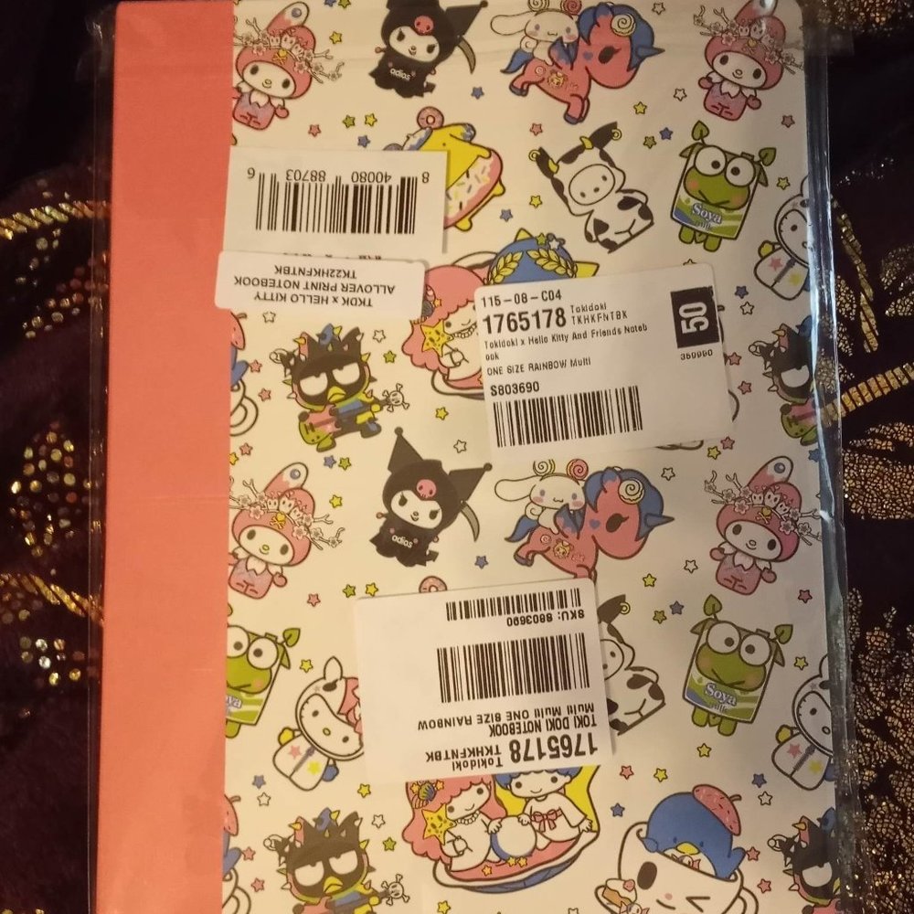 Tokidoki x Hello Kitty and Friends Notebook